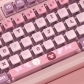 Angel Devil Sheep 104+12 Clear PC+PBT Dye-subbed Pudding Jelly Keycaps Set ASA Profile Mechanical Keyboard